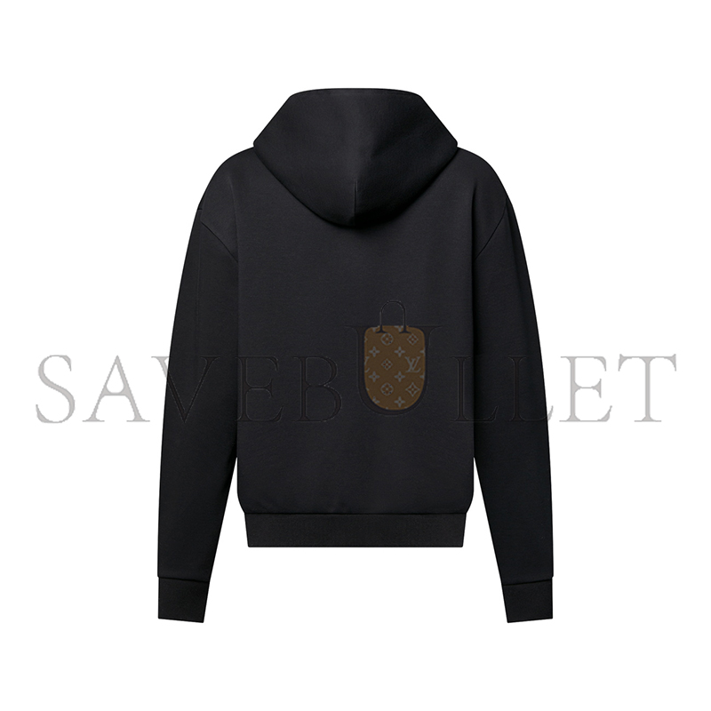 l0vis Vvtt0n embroidered zipped jersey hoodie 1agilt